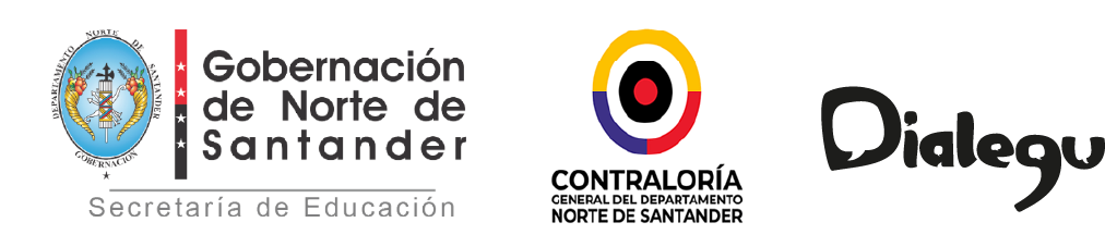 Logos Secretaría de Educación, Contraloría y Dialegu